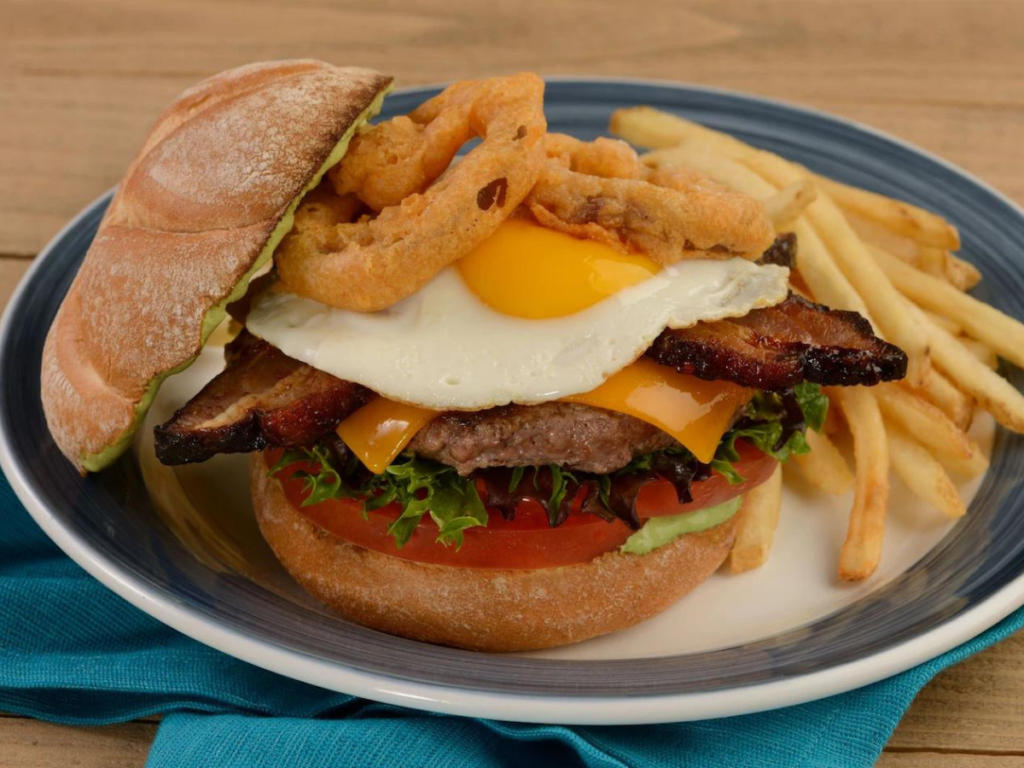 The Main Street Burger from The Plaza Restaurant.