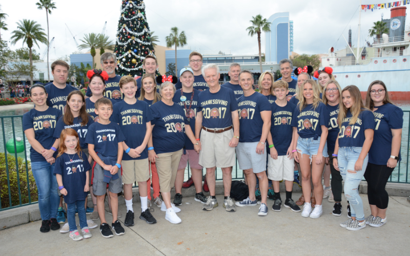 Large Family At Disney World