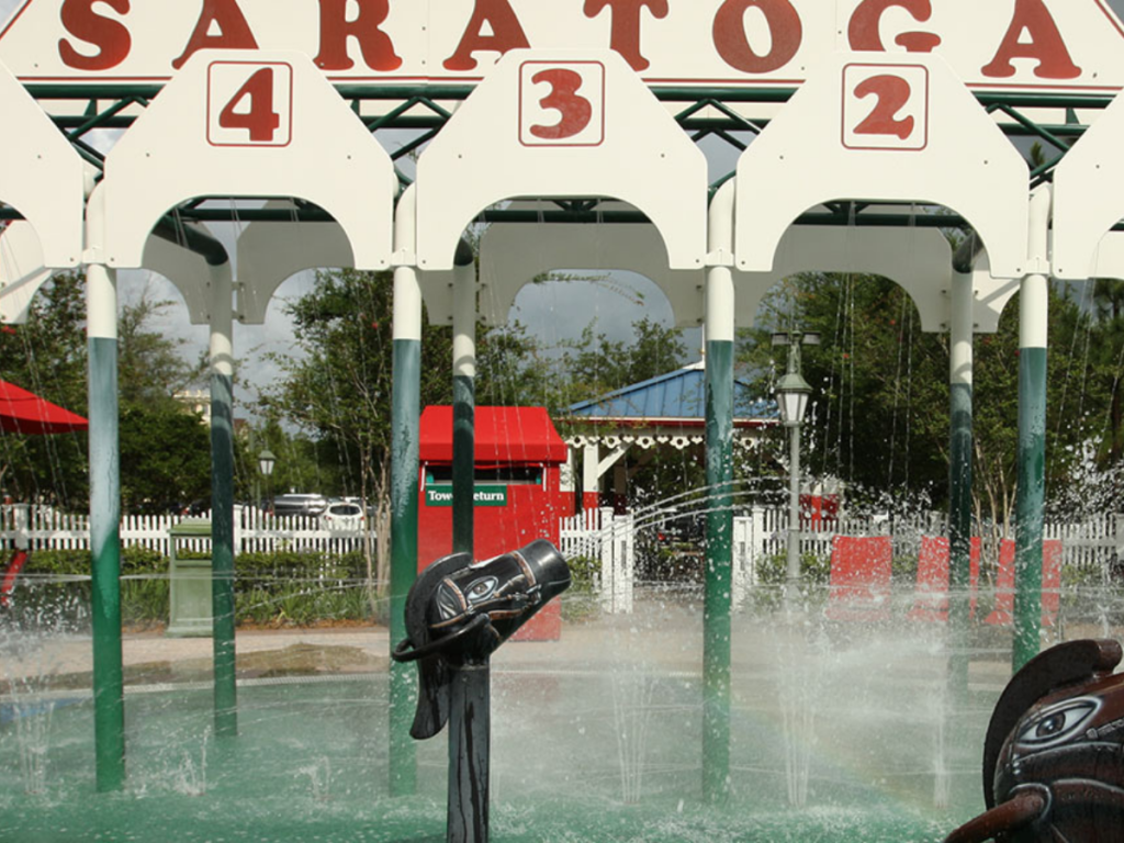 Disney Saratoga Springs Splash Zone