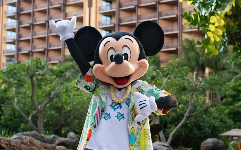 Mickey Mouse at Disney's Aulani
