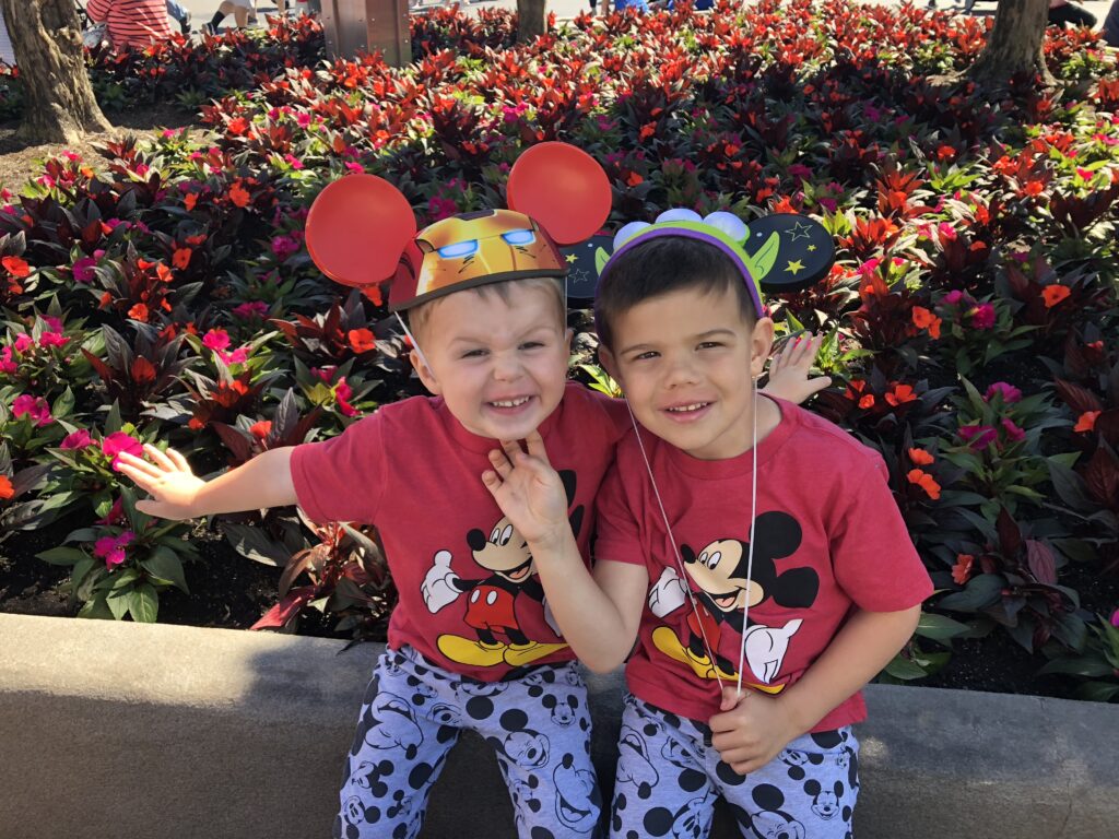 Young Boys at Walt Disney World 