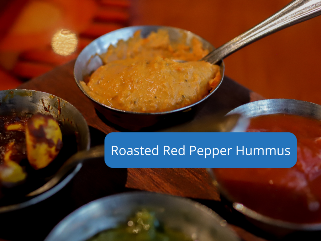 Roasted Red Pepper Hummus Disney Sanaa 