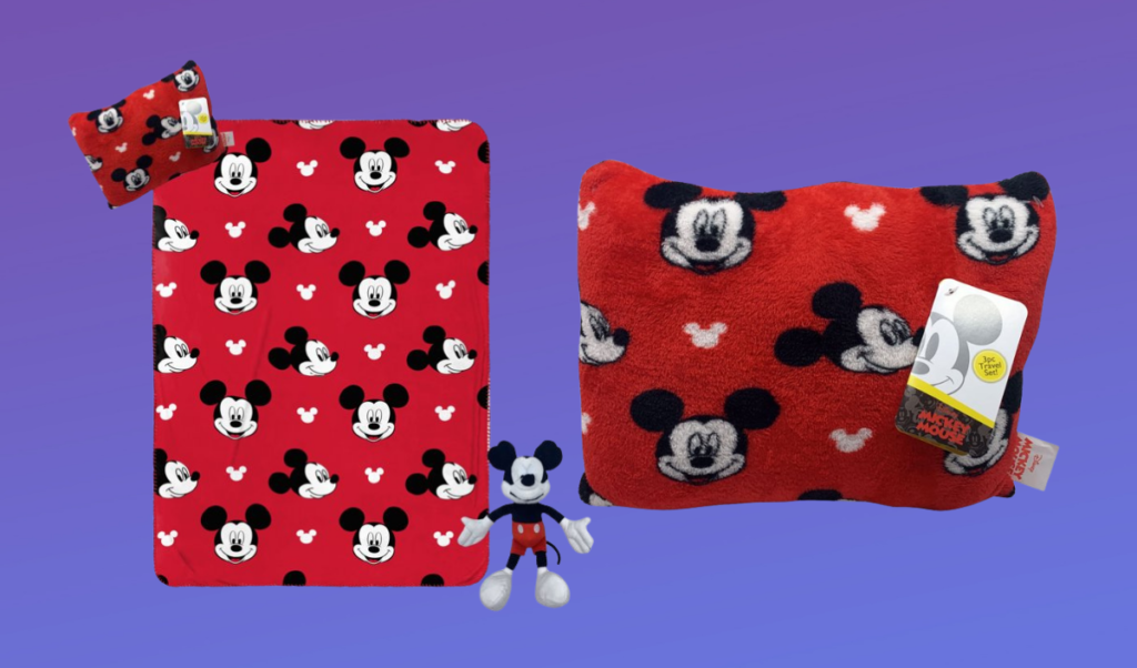 Mickey Mouse travel Blanket