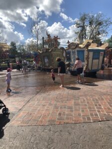 Magic Kingdom splash zone