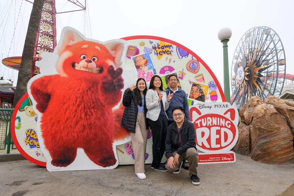 Disneyland Turning Red Photo-op