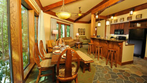 Saratoga Springs treetop villa kitchen