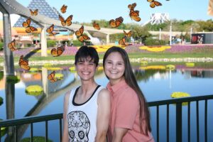 Epcot Flower and Garden Butterfly Magic Shot