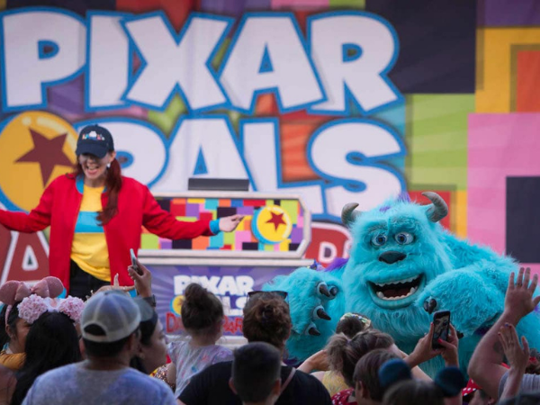 Sully at Pixar Pals Dance Party