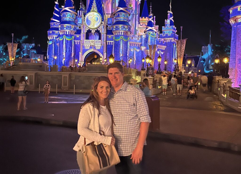 Disney Couple Castle Photo