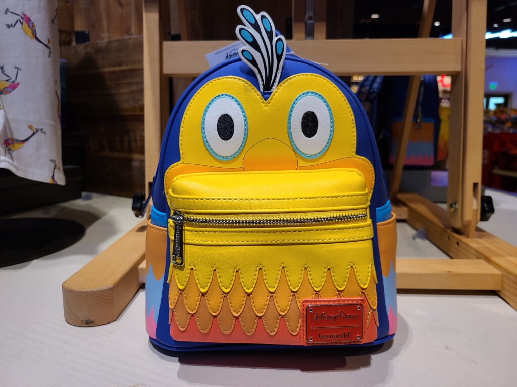 Kevin's face is featured on this mini Loungefly backpack