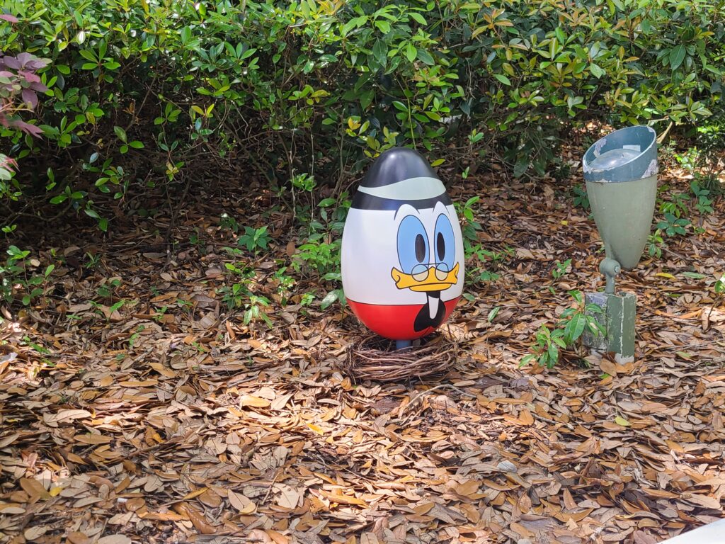 Scrooge McDuck egg in the World Showplace
