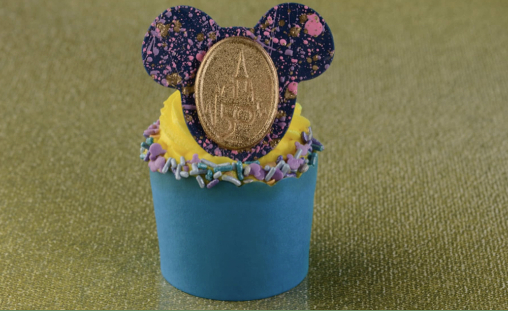 Disney 50th Celebration Cupcake