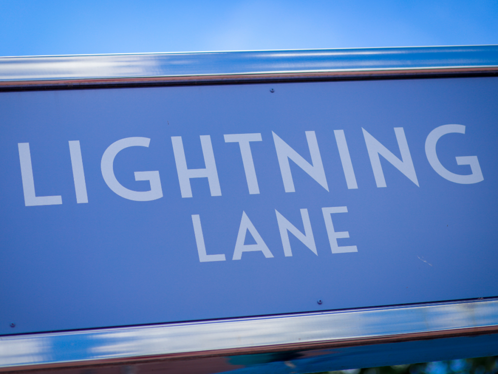 Disney World Lightning Lane entrance