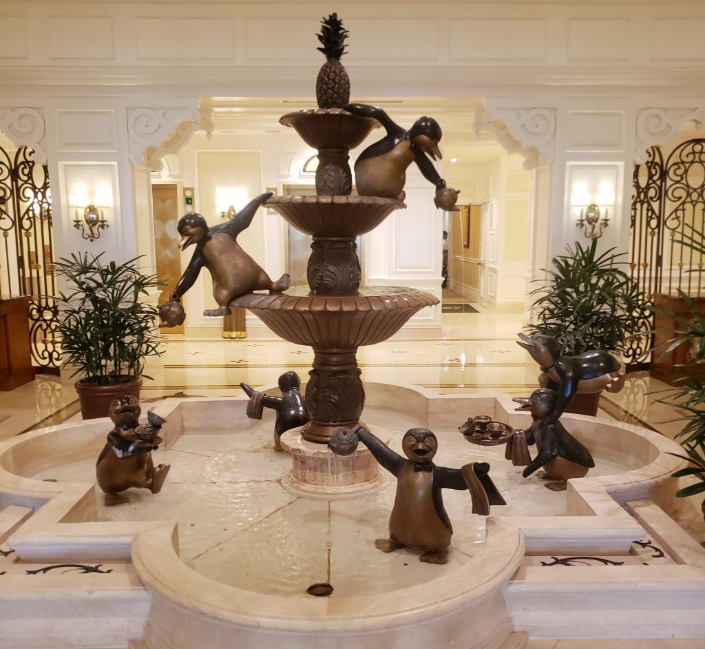 Grand Floridian Disney World Villas Lobby Fountain