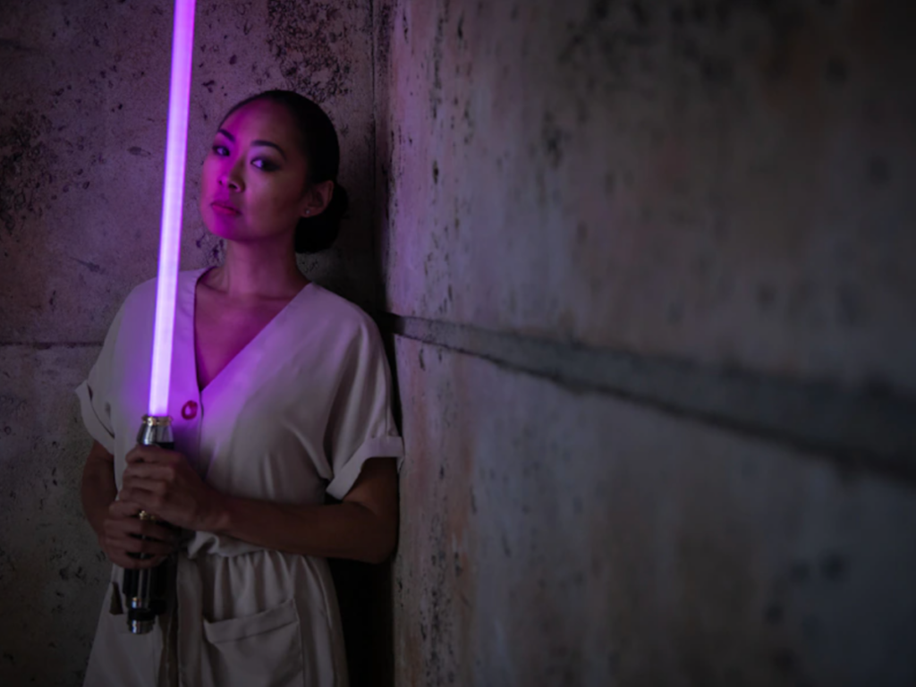 Mace Windu Lightsaber Photo Op