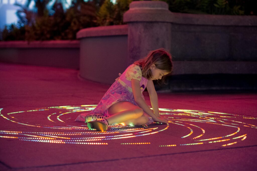 Epcot Glowing Sidewalks