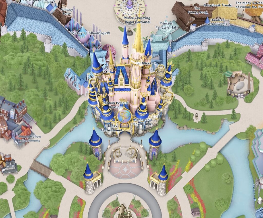 Mapa de mi experiencia Disney