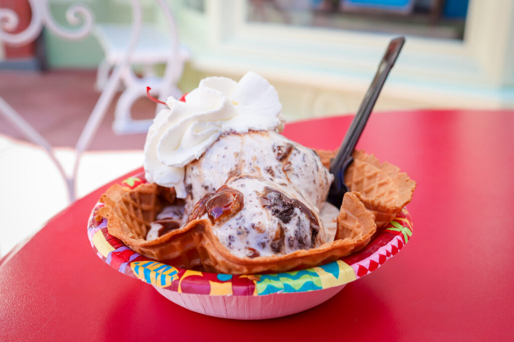 Ice Cream at Disney's Magic Kingdom.