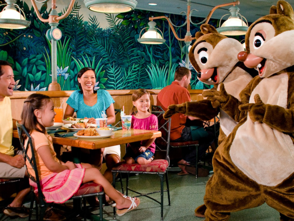Garden Grill Disney World Chip and Dale