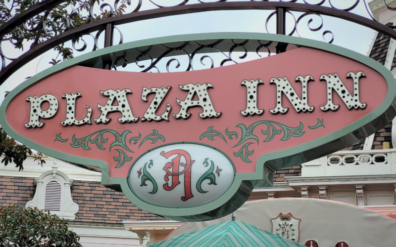 Disneyland Plaza Inn Sign