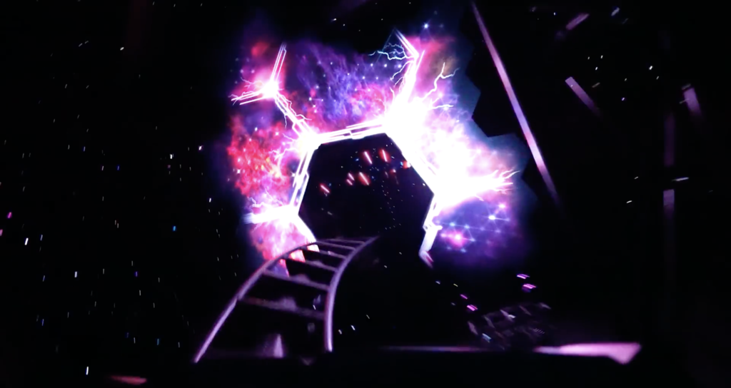 Portal on the tracks of Cosmic Rewind