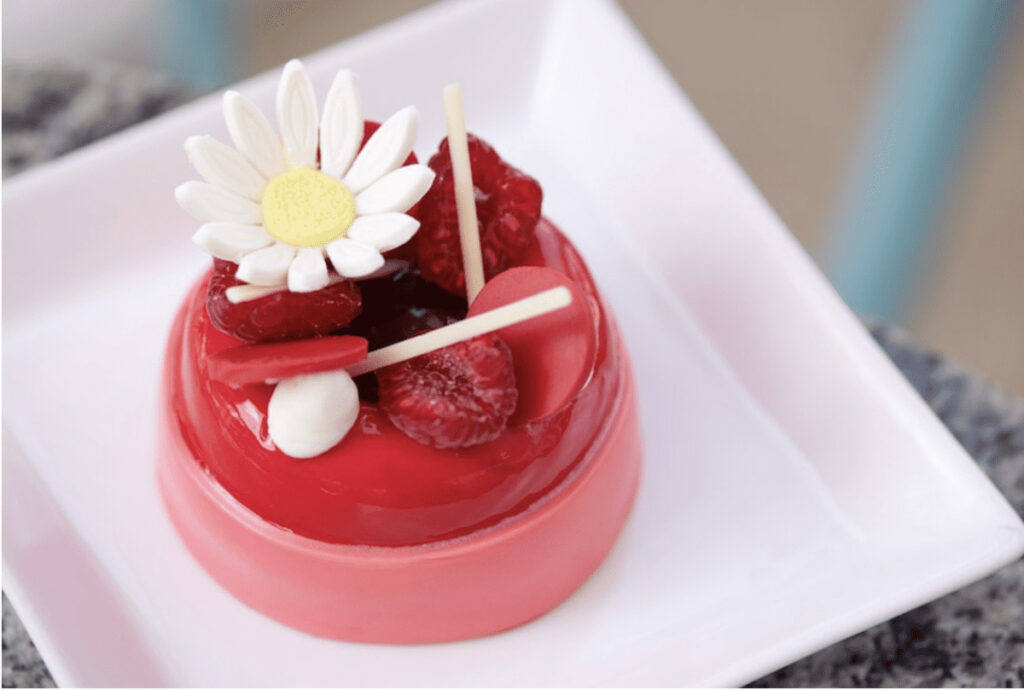 The Sweeter Than Roses dessert will bring a smile to mom's face