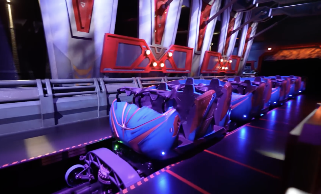 The Ride Vehicle for Cosmic Rewind