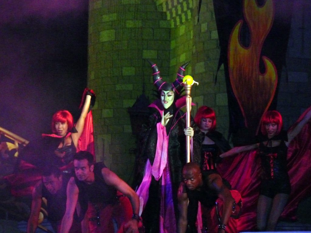 Maleficent in Mickey's Not So Scary Stage Show