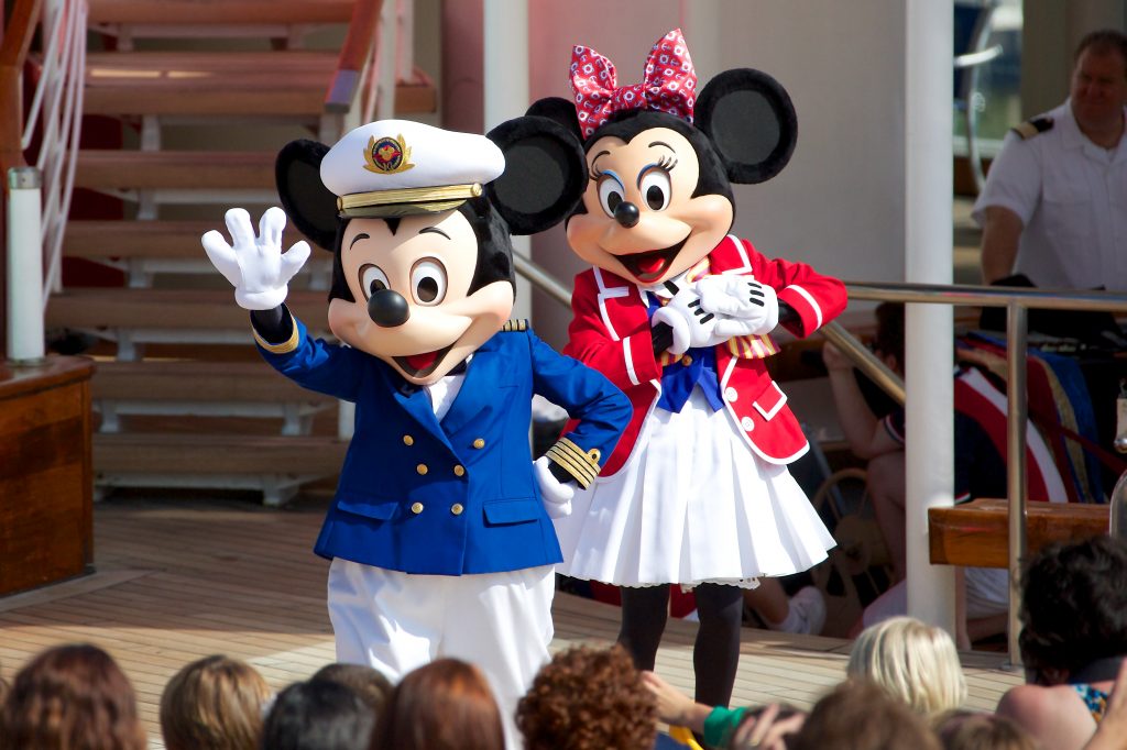 Minnie and Mickey on Disney Cruise Line