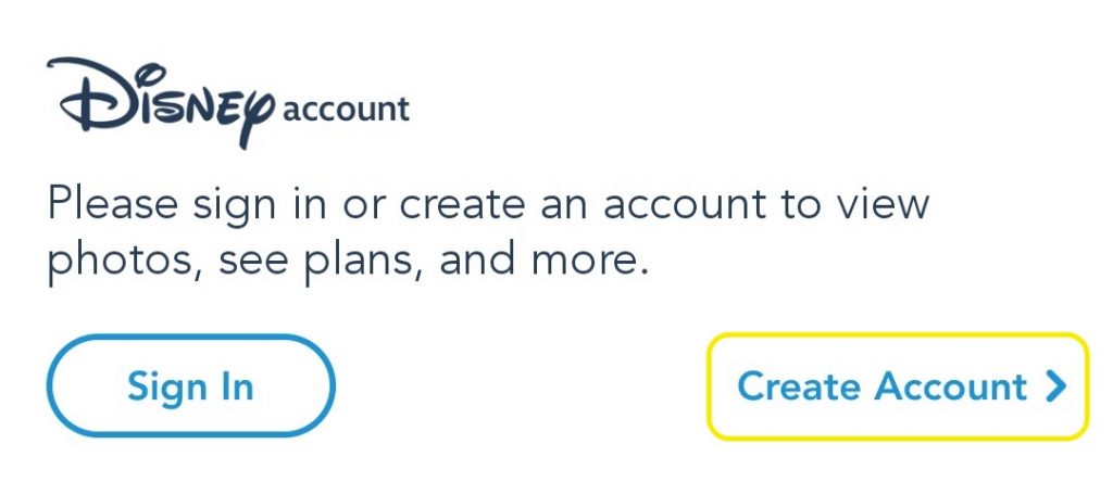 Create Account Button - MDE