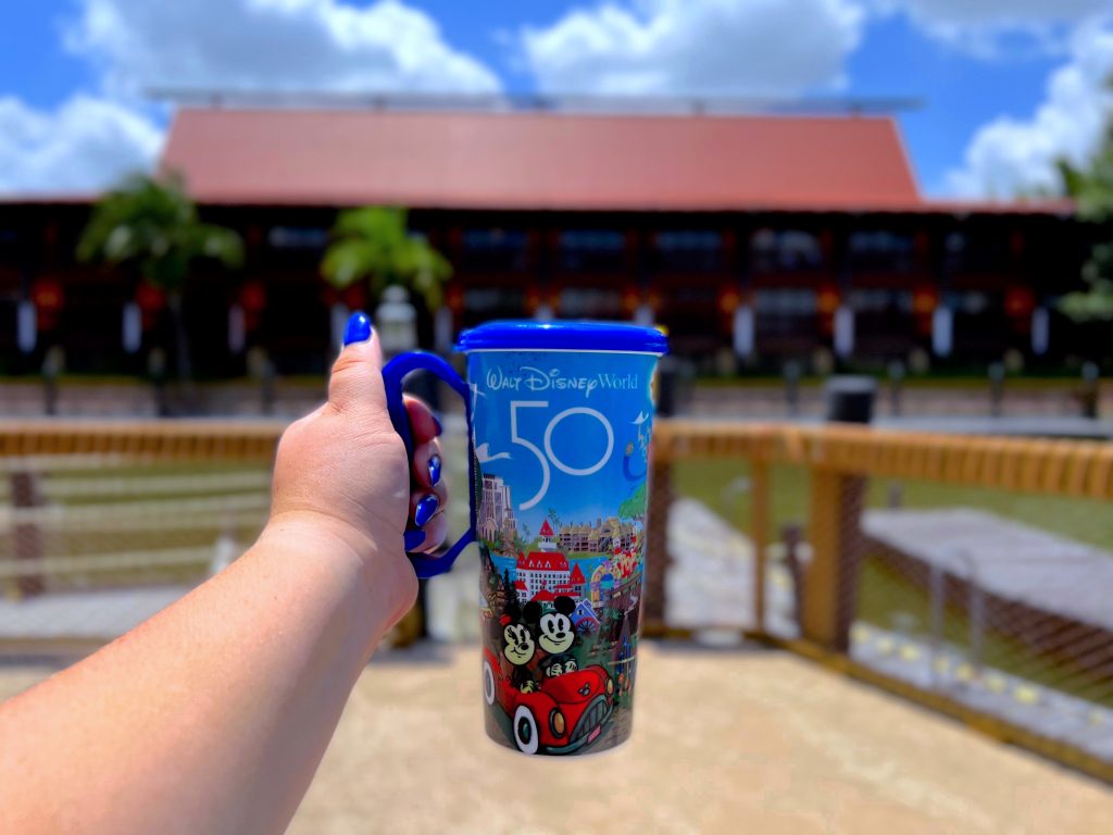 Disney World Refillable Mug - Polynesian Backdrop