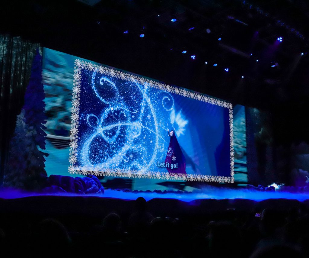 Frozen Sing-Along Stage