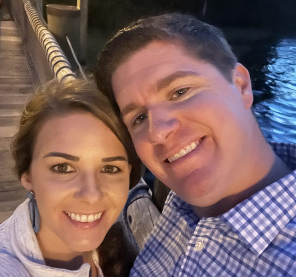 Couple take a selfie at Disney World