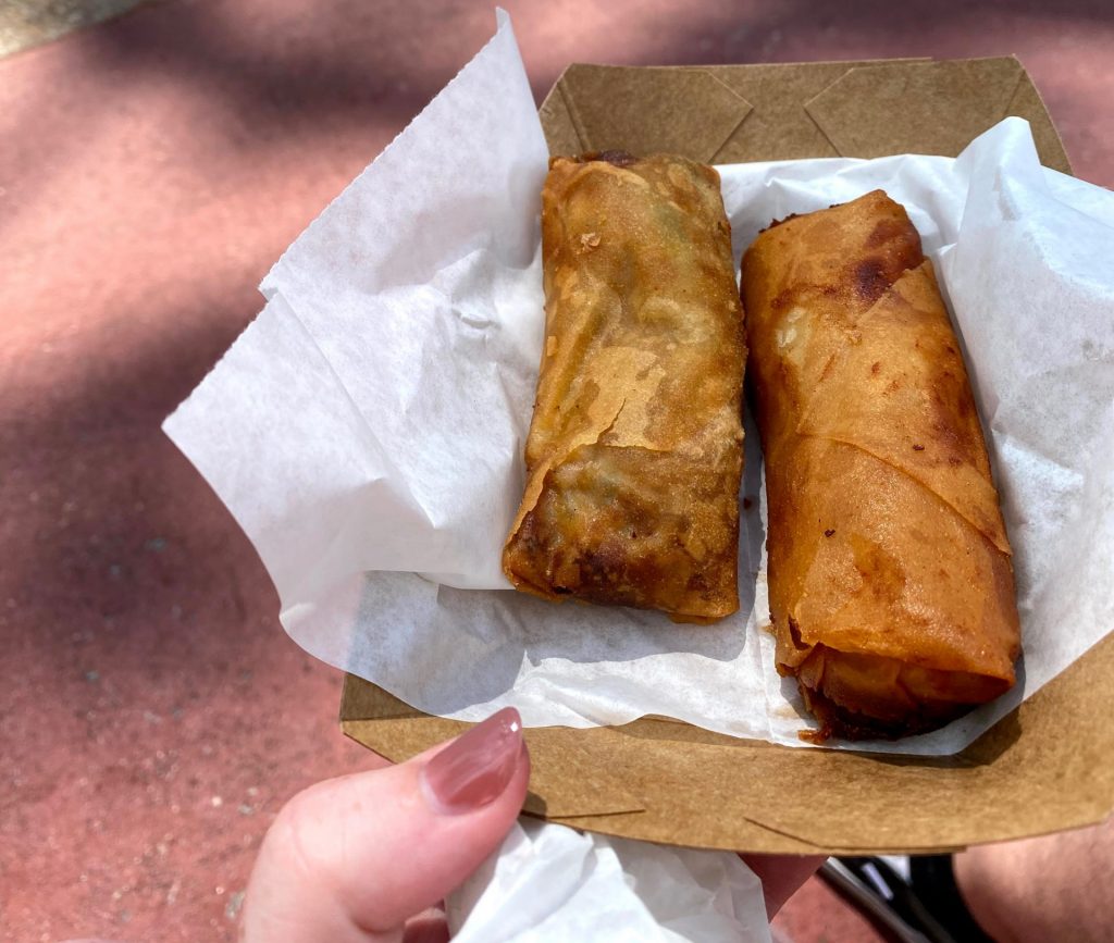 Rollitos de primavera de Adventureland Magic Kingdom