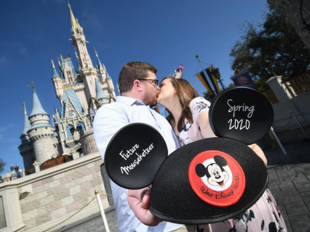 Disney World Pregnancy Announcement 