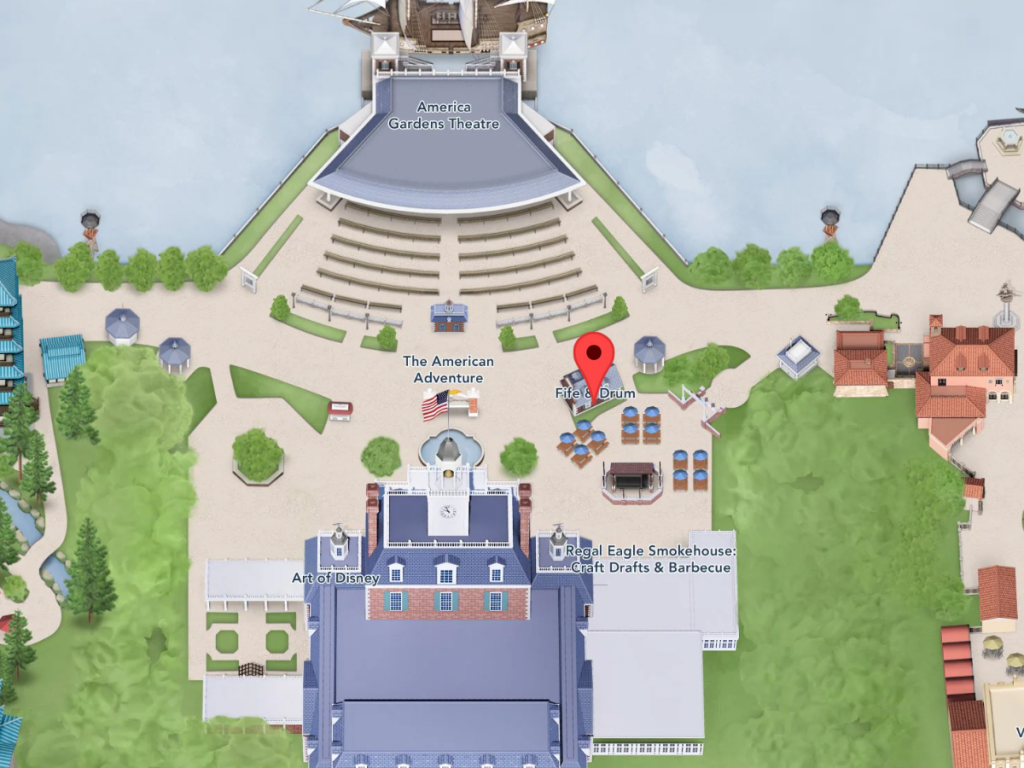 Fife & Drum on Disney World Map