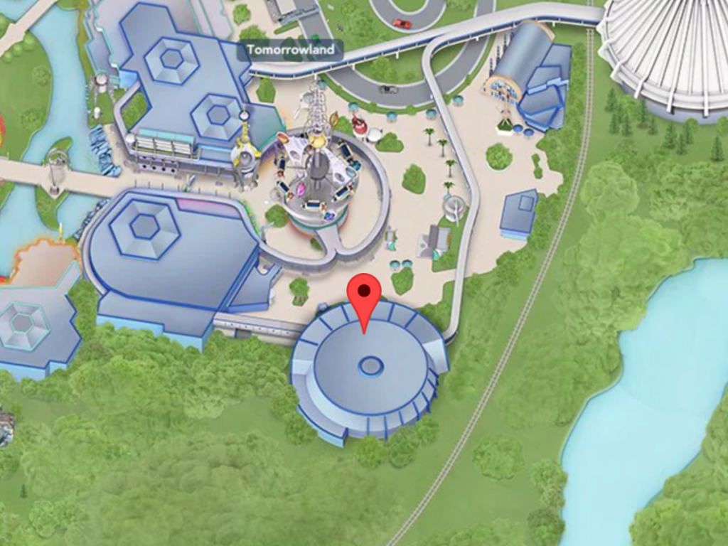 Carousel of Progress on Disney World Map