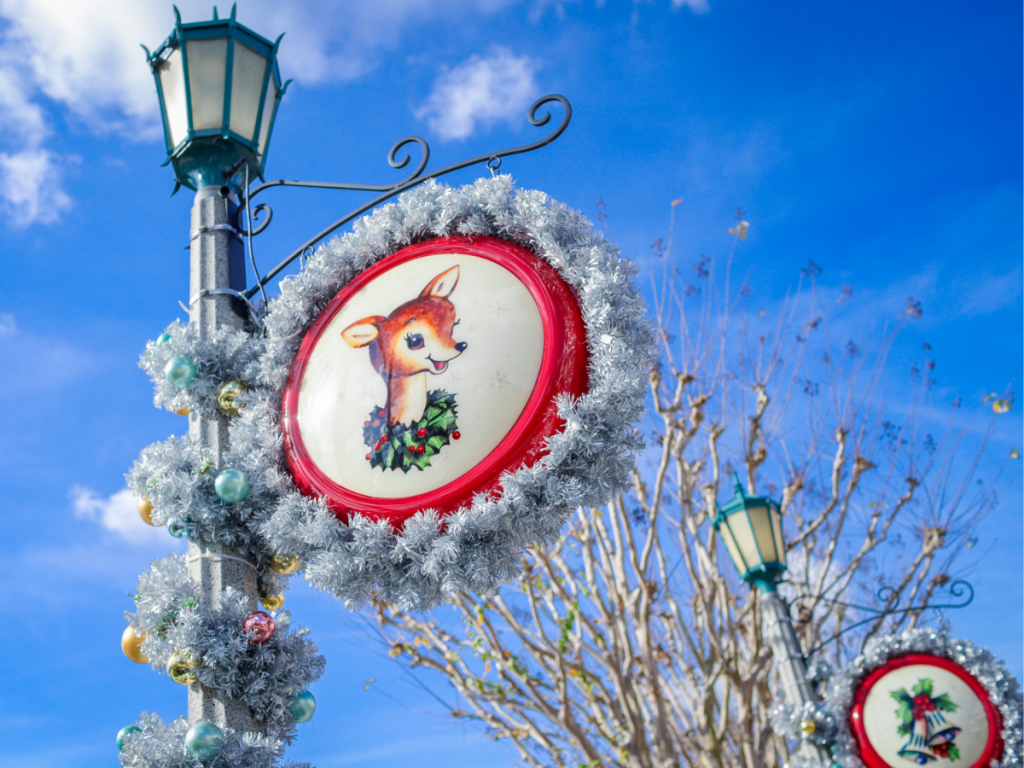 Decoración navideña en Disney's Hollywood Studios