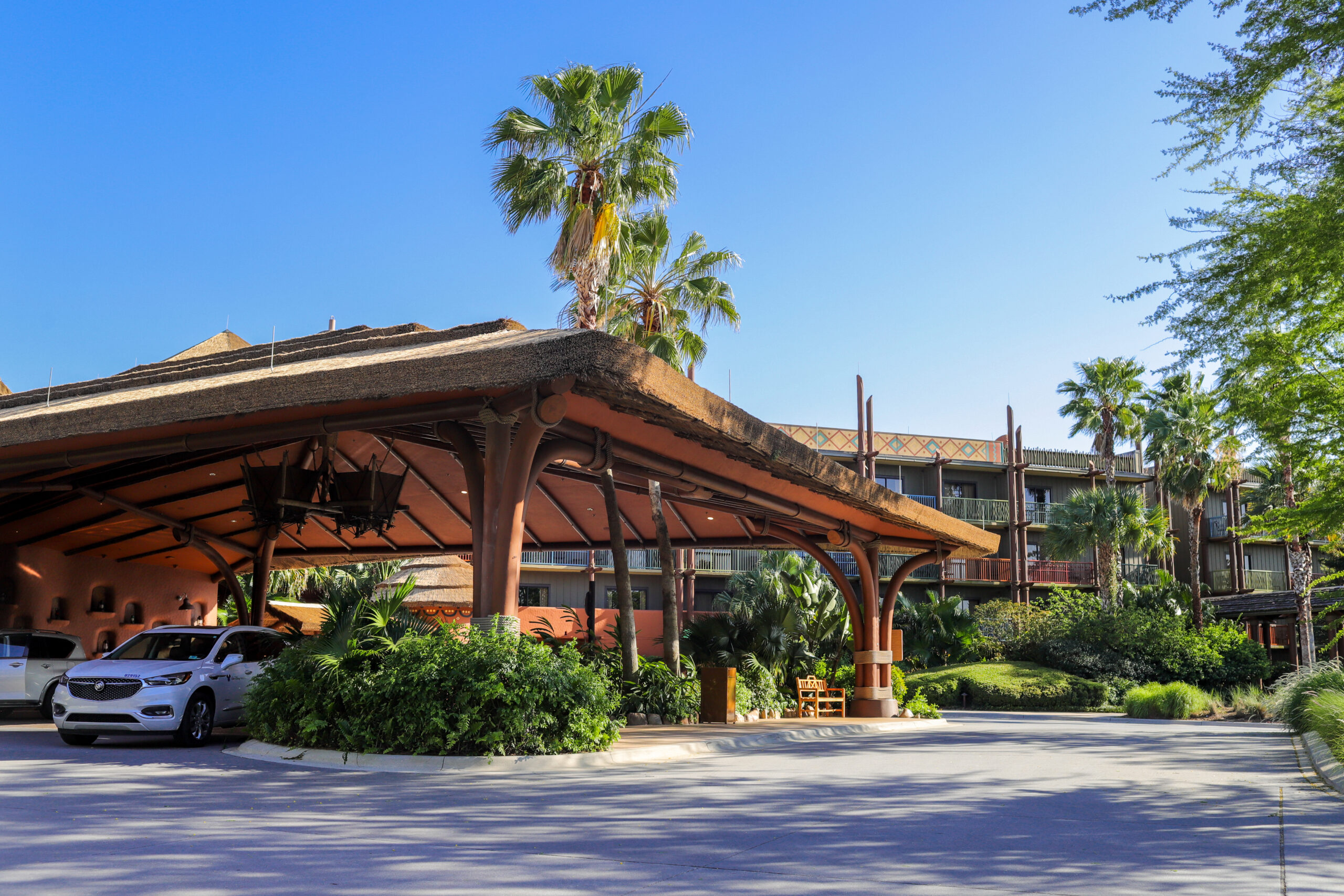 Entrance of Kidani Village at Animal Kingdom Villas