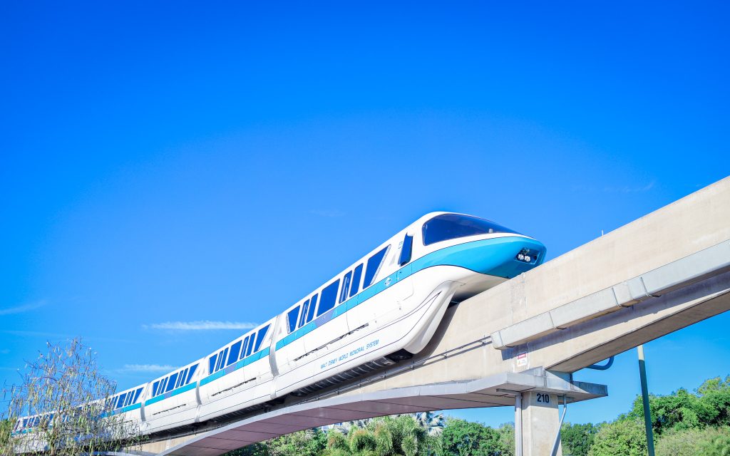 Disney World monorail