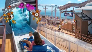 Experiencia AquaMouse de la línea de cruceros de Disney