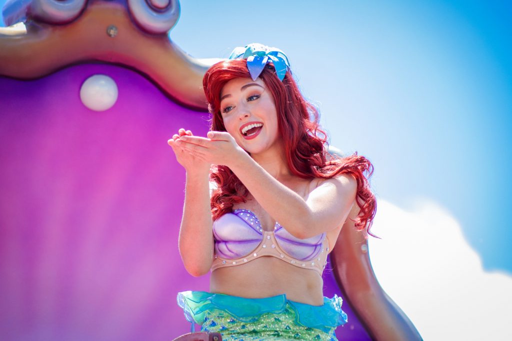 Ariel from the Festival of Fantasy Parade at Magic Kingdom