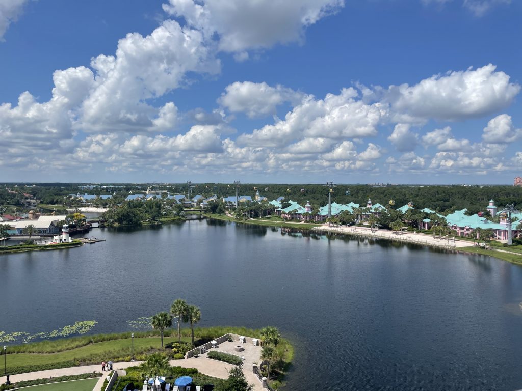 Vista desde el horizonte de Disney