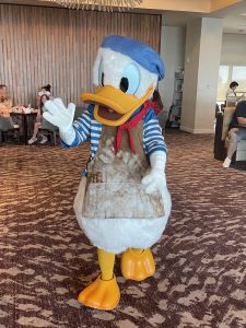 Donald Duck at Topolino's Terrace