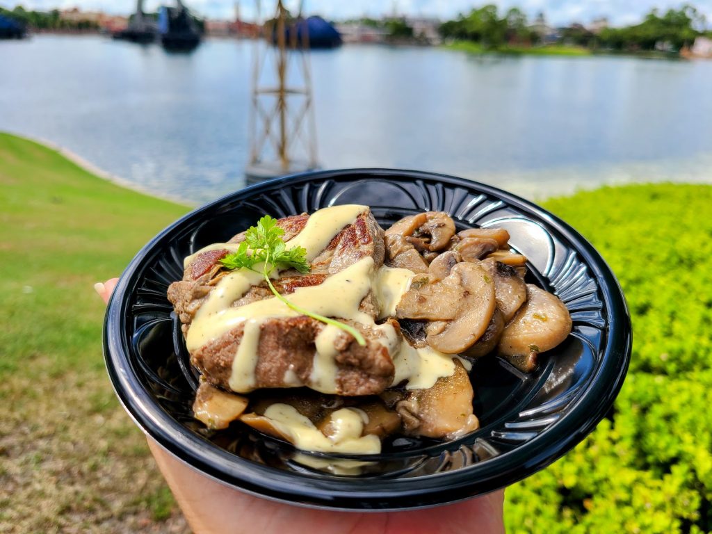 "Le Cellier" Wild Mushroom Beef Filet Mignon in Canada