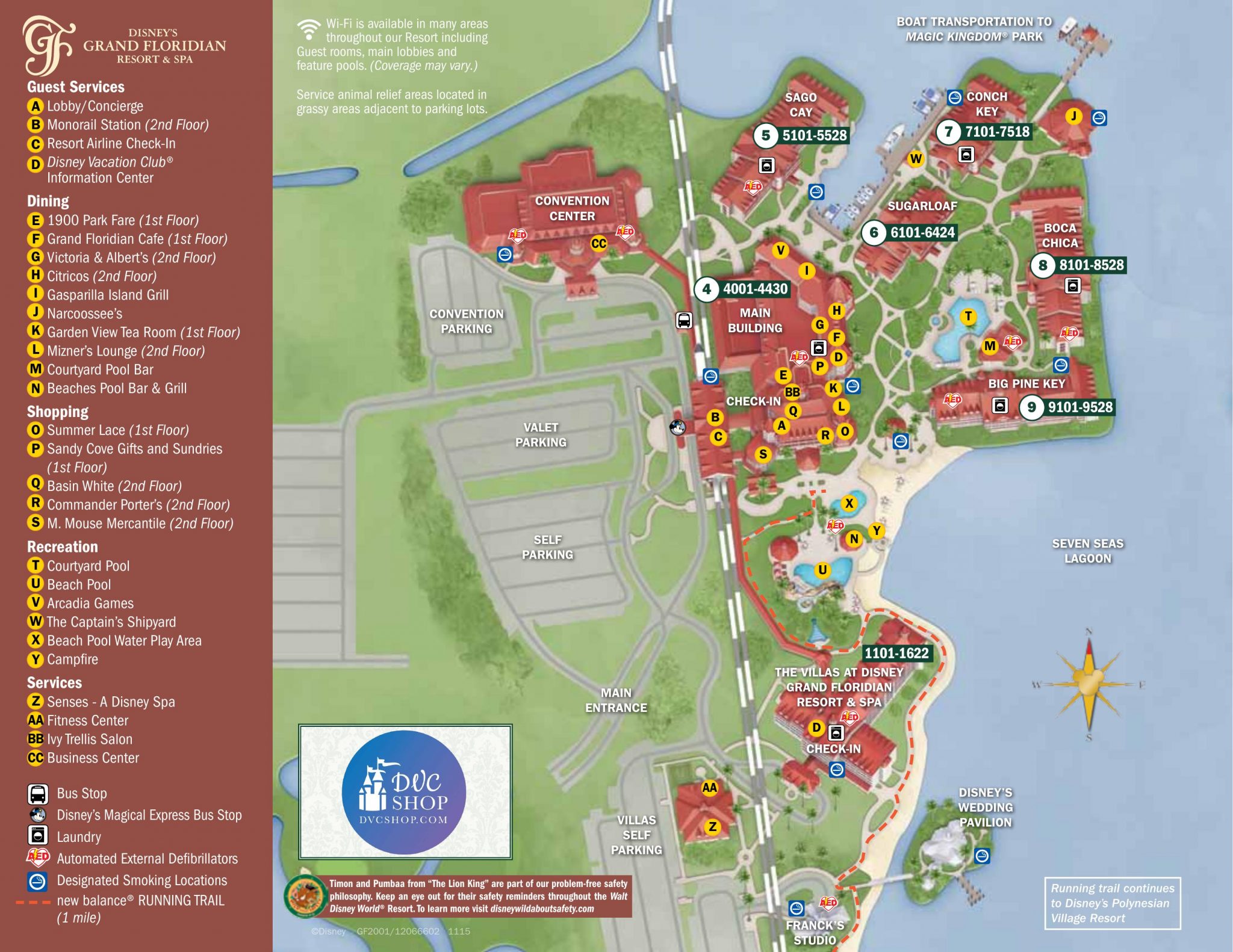 Disney Vacation Club Resort Maps Find Your Way Around - vrogue.co