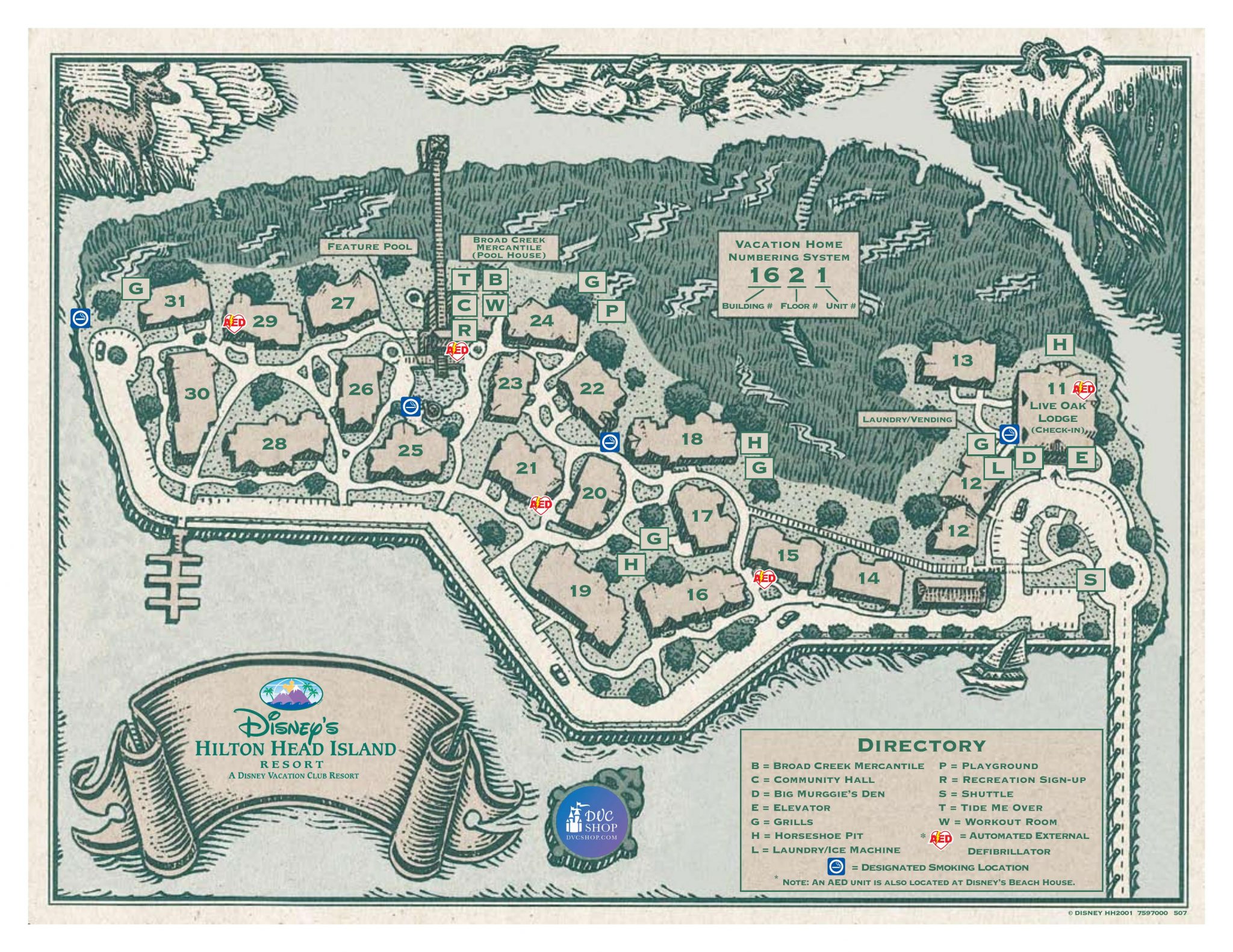 Disney Vacation Club Resort Maps: Find Your Way Around DVC Resorts ...