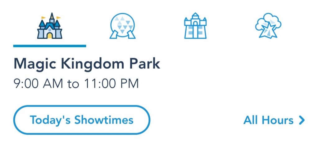 Magic Kingdom Park Hours