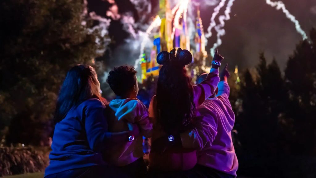 fuegos artificiales de disney