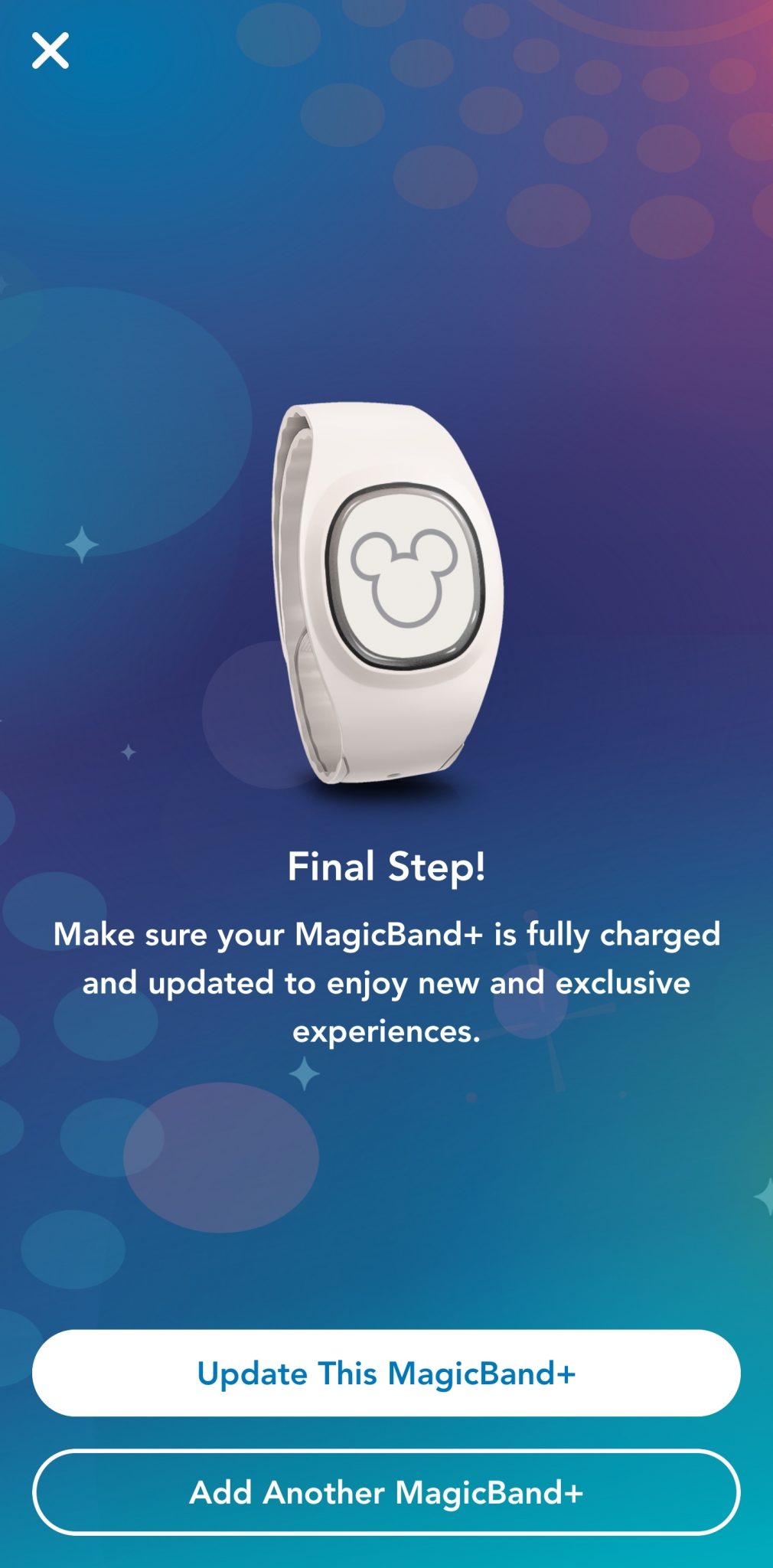 How To Link Your MagicBand+ On The My Disney Experience App DVC Shop